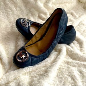 Michael Kors leather slipper shoes